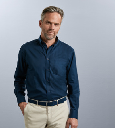 Russell Mens LSL Classic Twill Shirt
