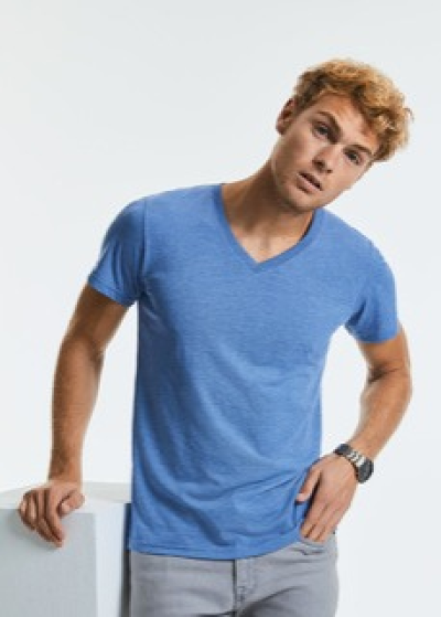 Russell Mens V-Neck HD-T