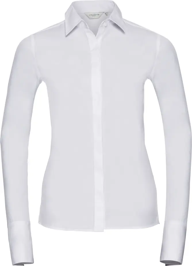 Russell Ladies' Long Sleeve Fitted Ultimate Stretch Shirt