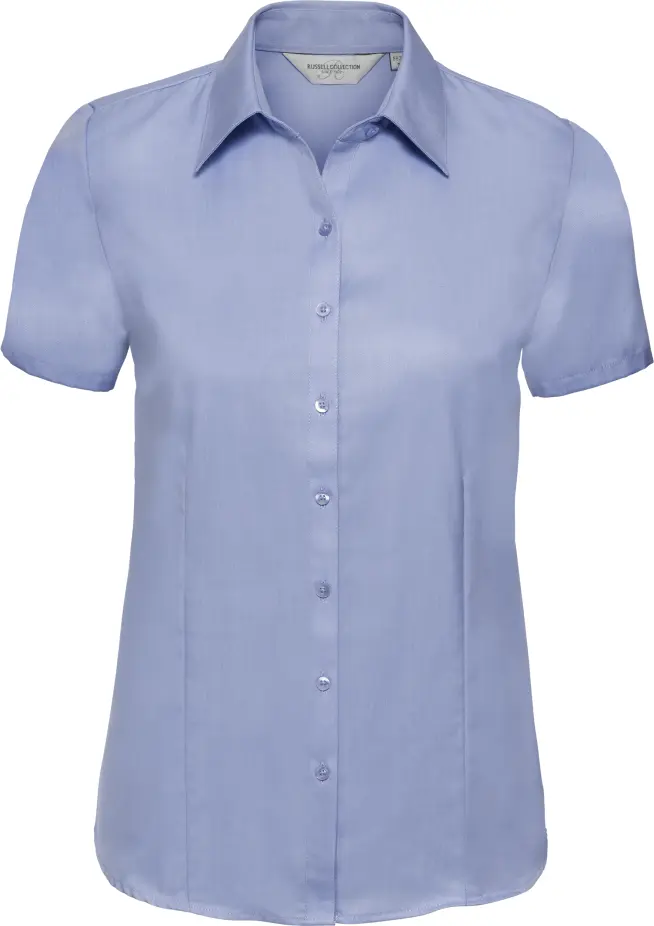 Russell Ladies SSL Herringbone Shirt