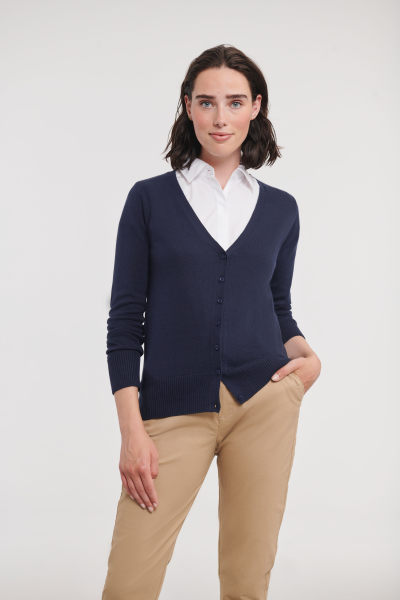 Russell Ladies V-Neck Cardigan