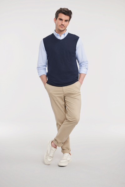 Russell Mens Sleeveless Pullover
