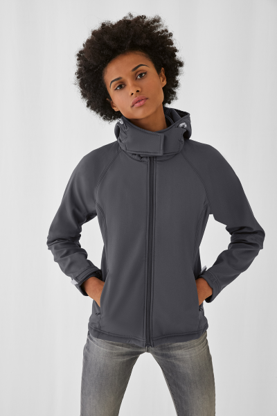 B&C Hooded Softshell /women