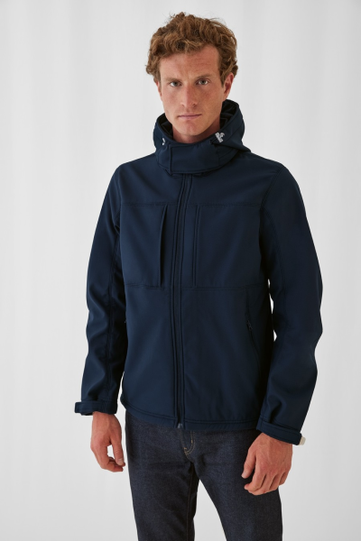 B&C Hooded Softshell /men