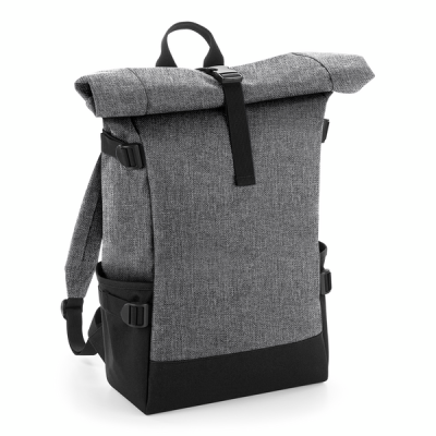 BagBase Block Roll-Top Backpack