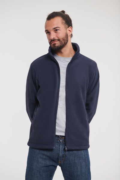 Russell Mens Full Zip Outdoor Fleece
