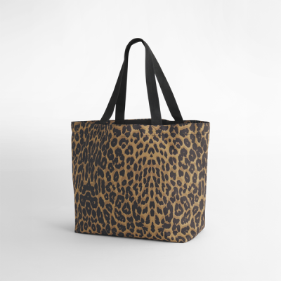Bagbase Leopard Print Carryall Tote Bag