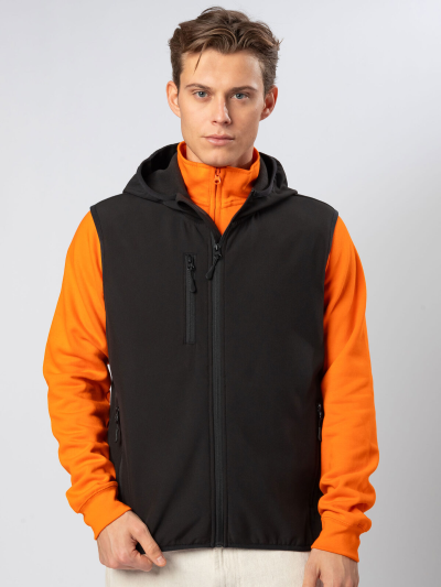 BS Rainy Hooded Softshell Vest