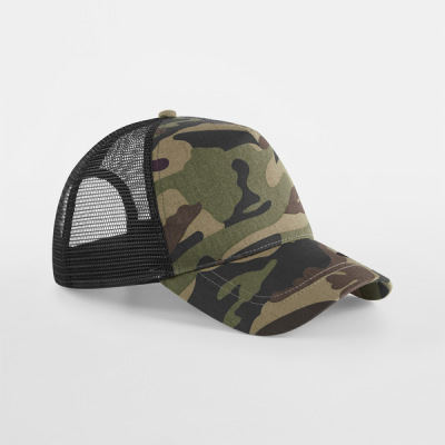 Beechfield Camo Snapback Trucker